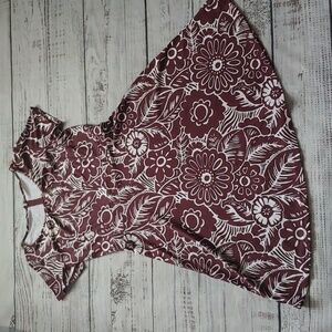 TALBOTS FLORAL KNIT DRESS